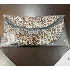 Brighton Leopard Print Beltbag in Tan, Black & Brown